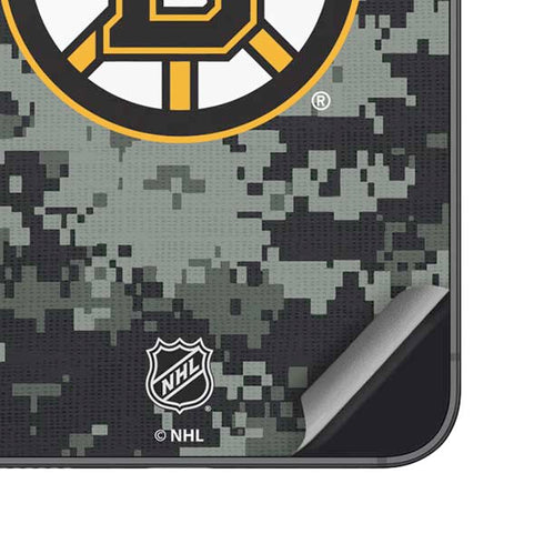 NHL Boston Bruins Camo Galaxy S25 Skin